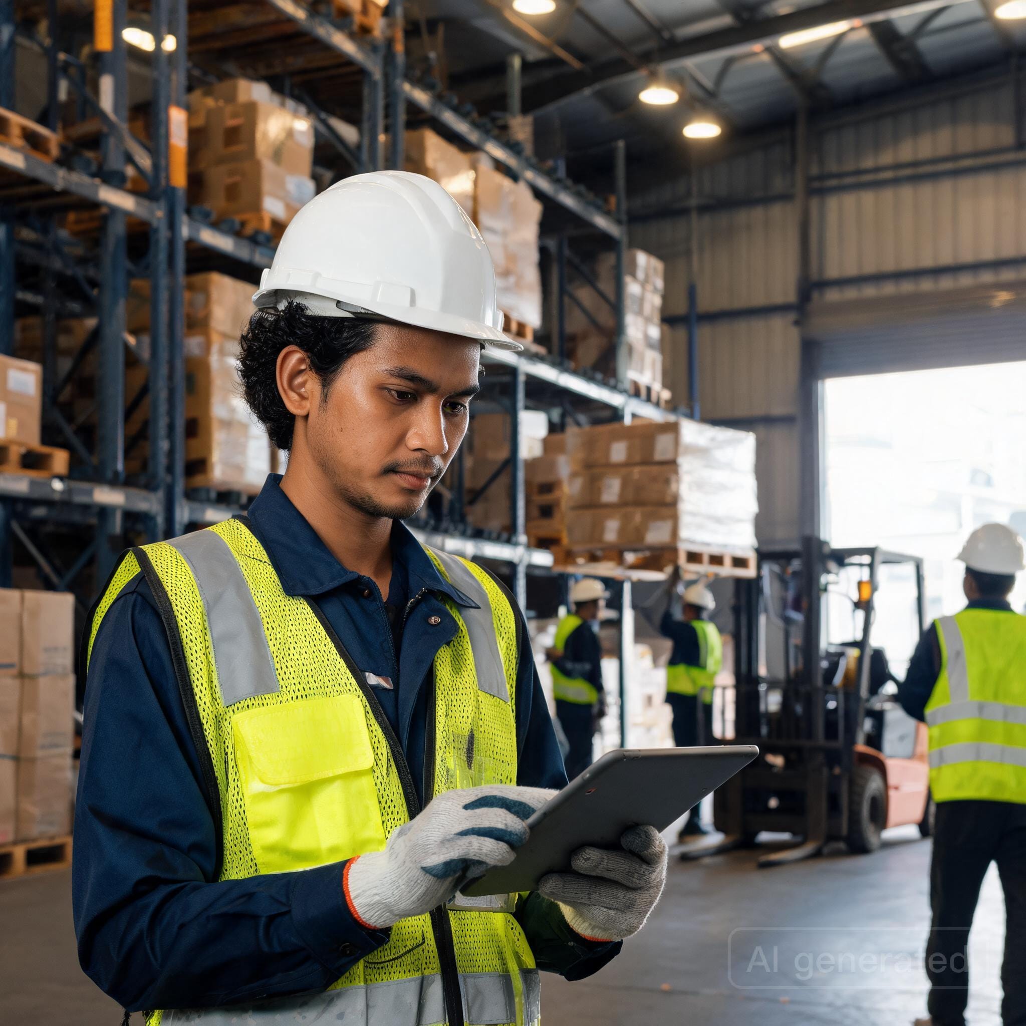 Ilustrasi Menguasai Intelligent Logistics 2026: Solusi AI NAVIS LBS untuk Efisiensi Kargo Korporat