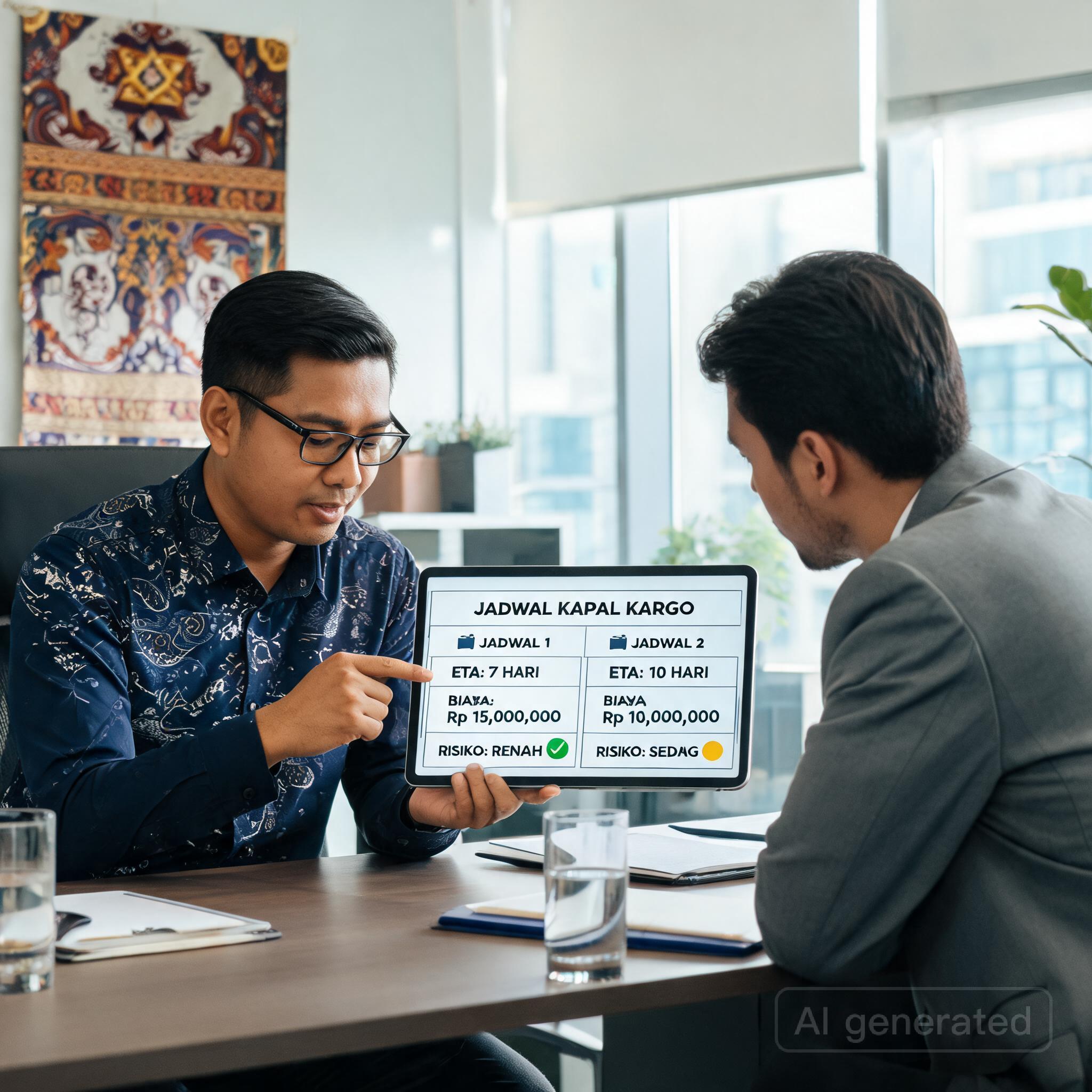 Ilustrasi Memahami Jadwal Keberangkatan Kapal Kargo Nasional