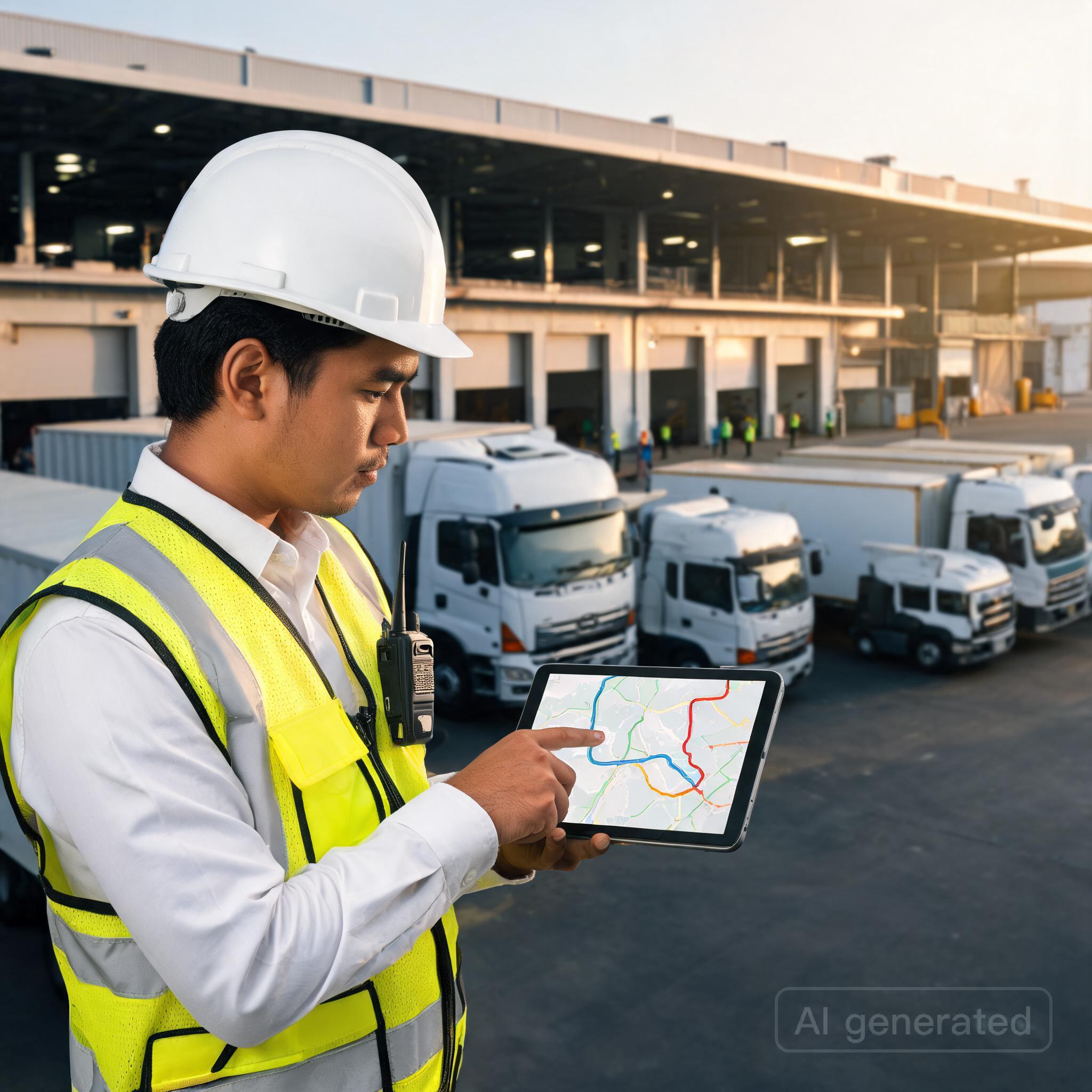 Ilustrasi Panduan Memilih Armada Trucking untuk Ekspedisi Darat