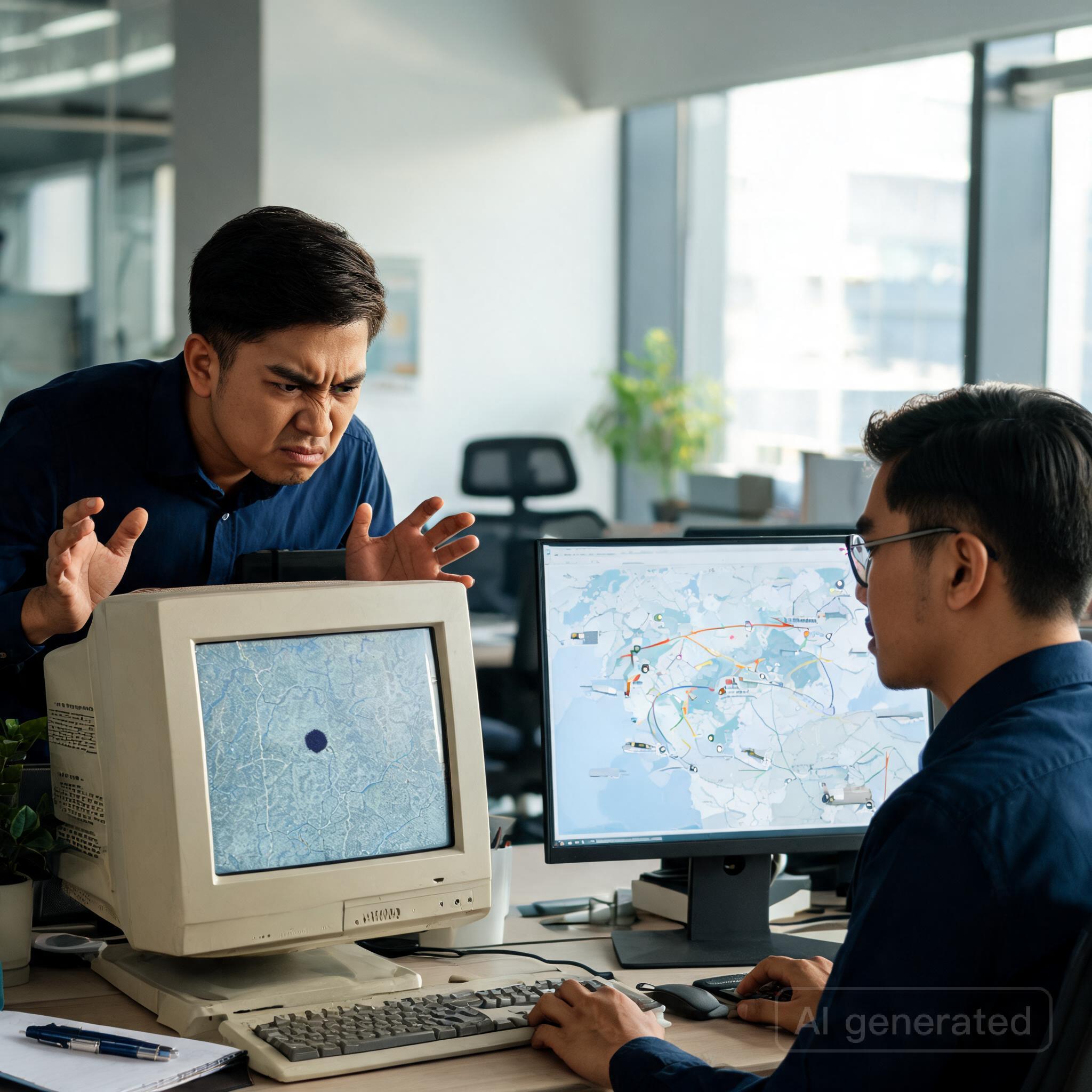 Ilustrasi Teknologi AI dalam Melacak Pengiriman Cargo Real-Time