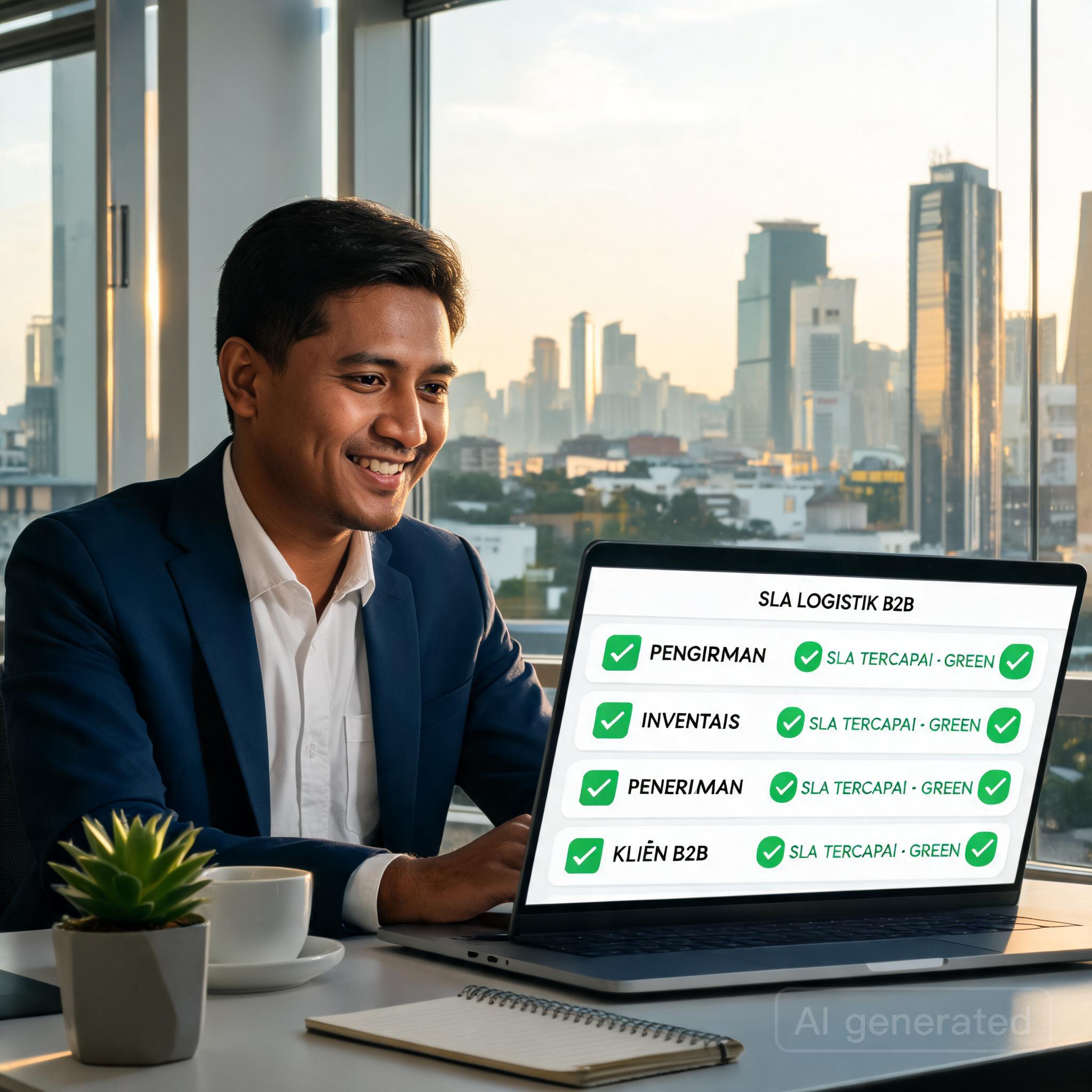 Ilustrasi Cara Mendapatkan Service Level Agreement SLA Logistik Terbaik