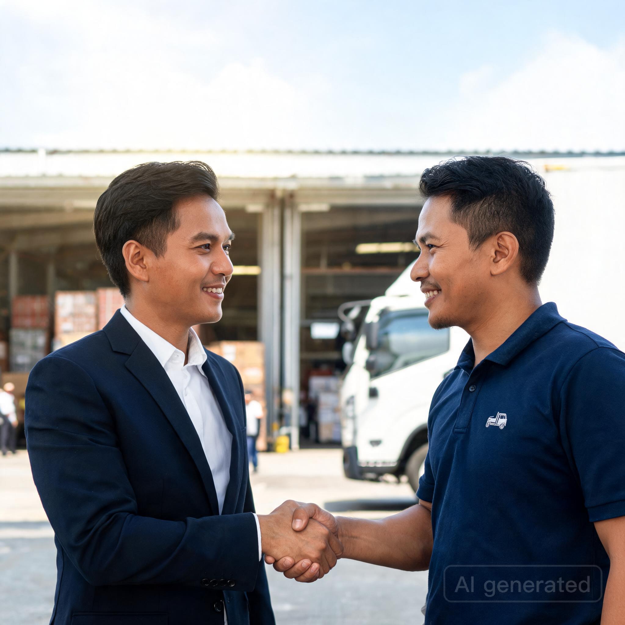 Ilustrasi Strategi Logistik 2026: Mengatasi Tantangan Pengiriman Antar Pulau dengan AI NAVIS LBS