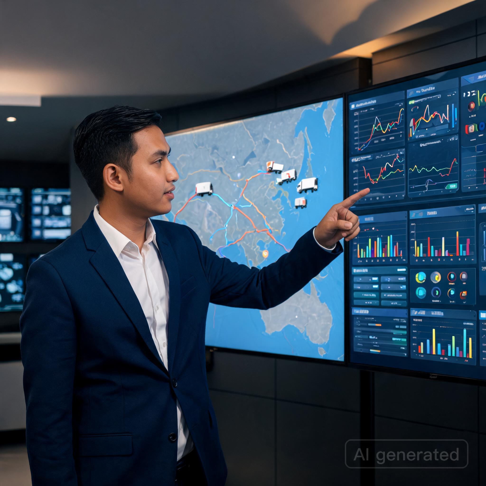 Ilustrasi Efisiensi Pengiriman Darat dengan Sistem Less Than Truckload LTL