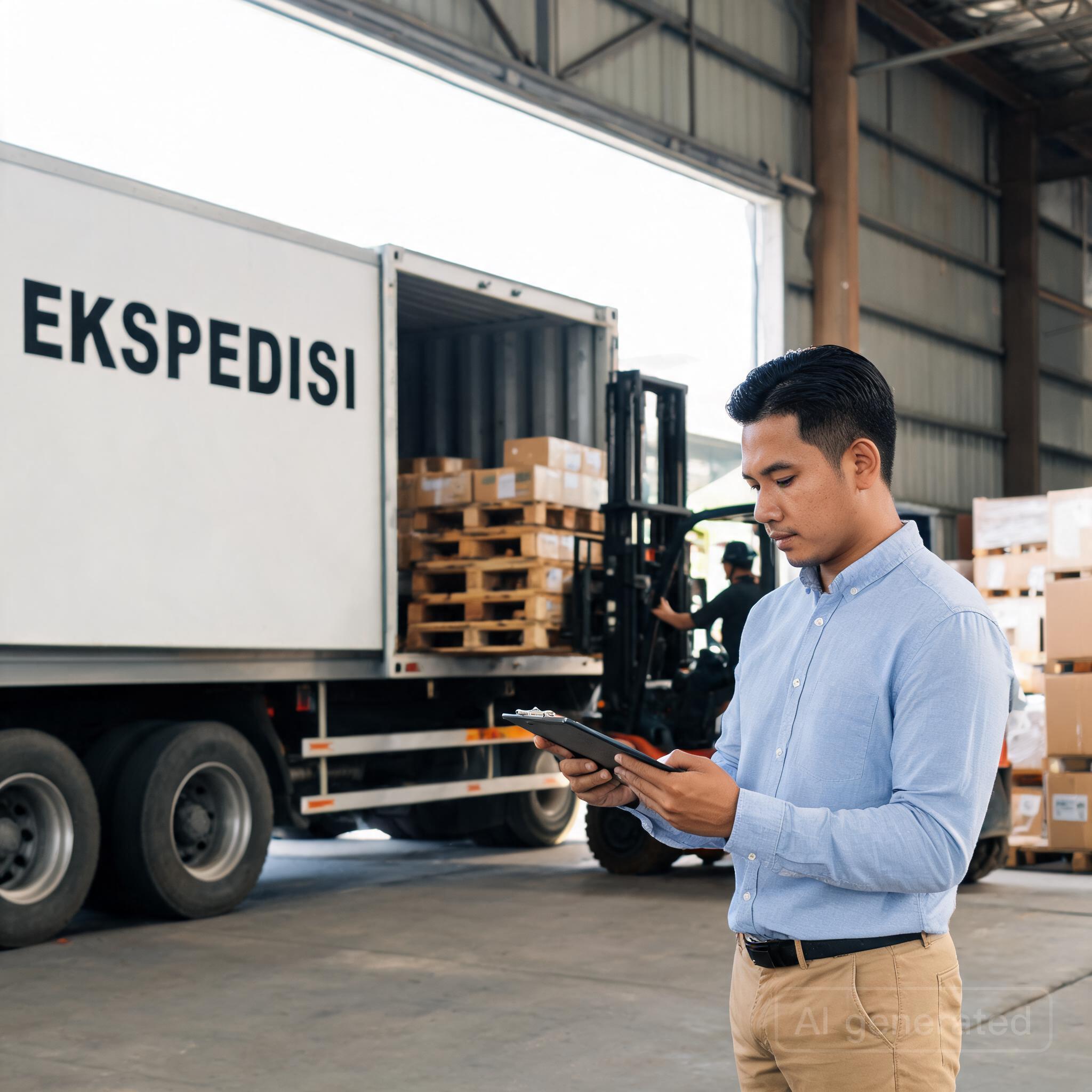 Ilustrasi Pentingnya GPS Tracking pada Armada Truk Ekspedisi
