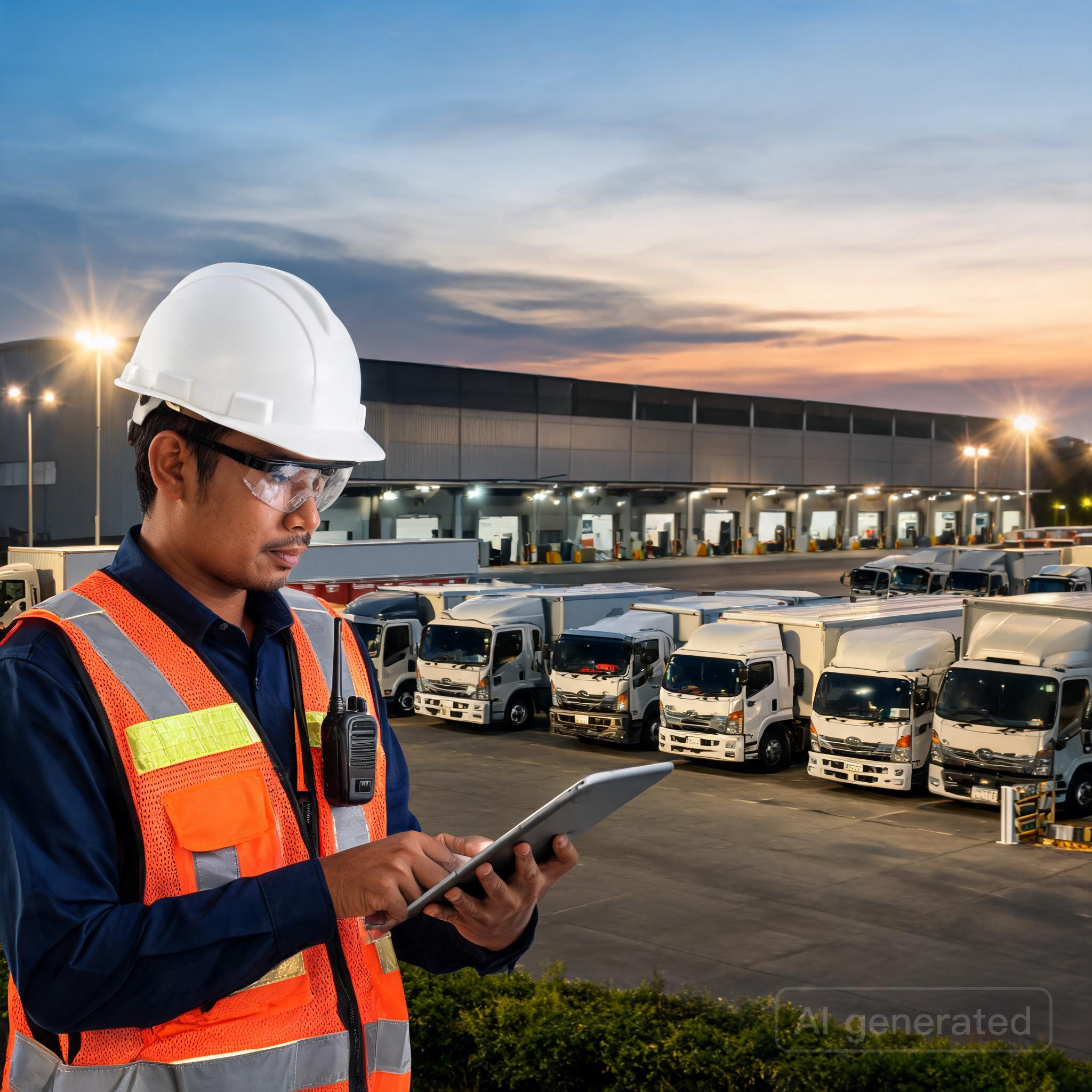 Ilustrasi Panduan Memilih Armada Trucking untuk Ekspedisi Darat