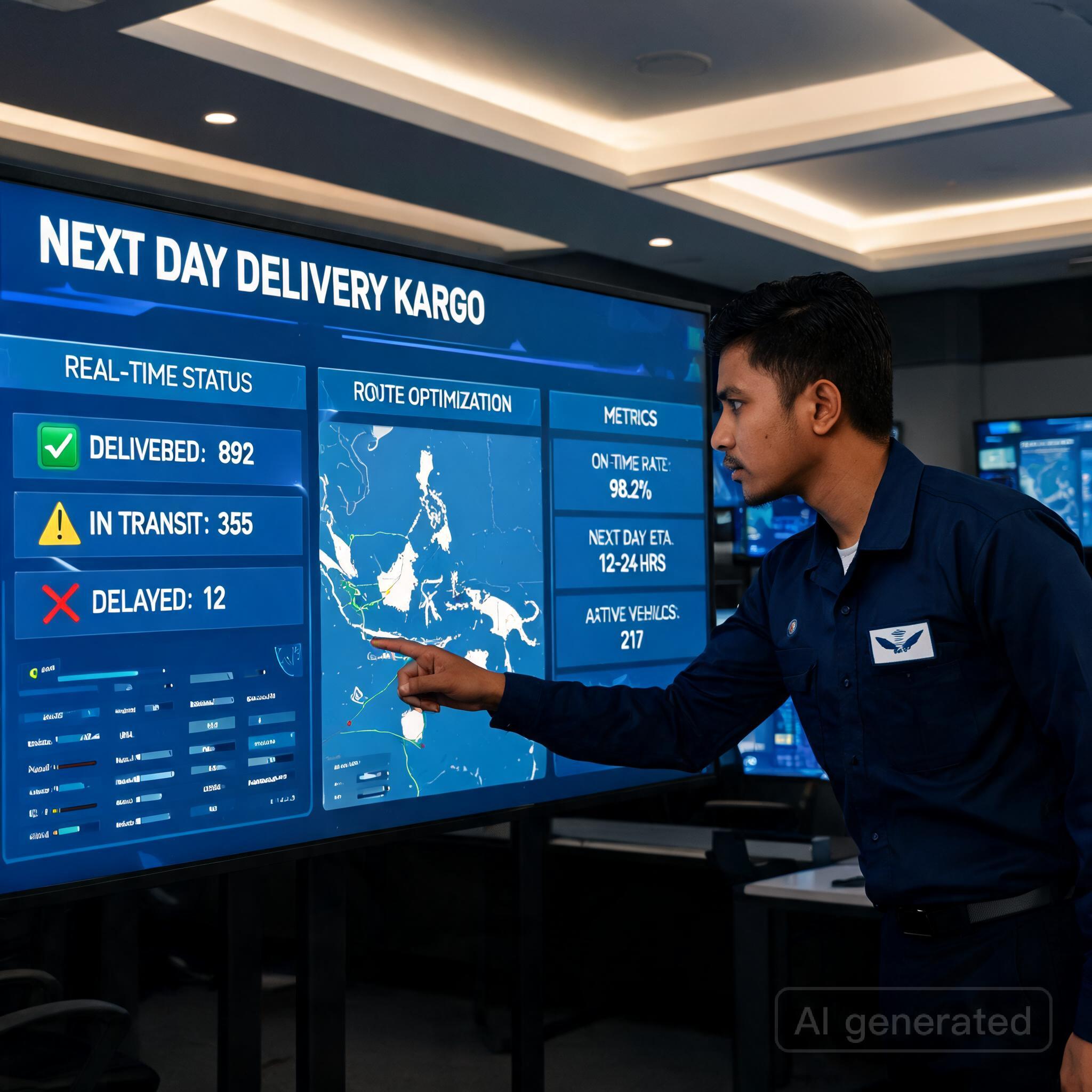 next day delivery kargo bagian 1