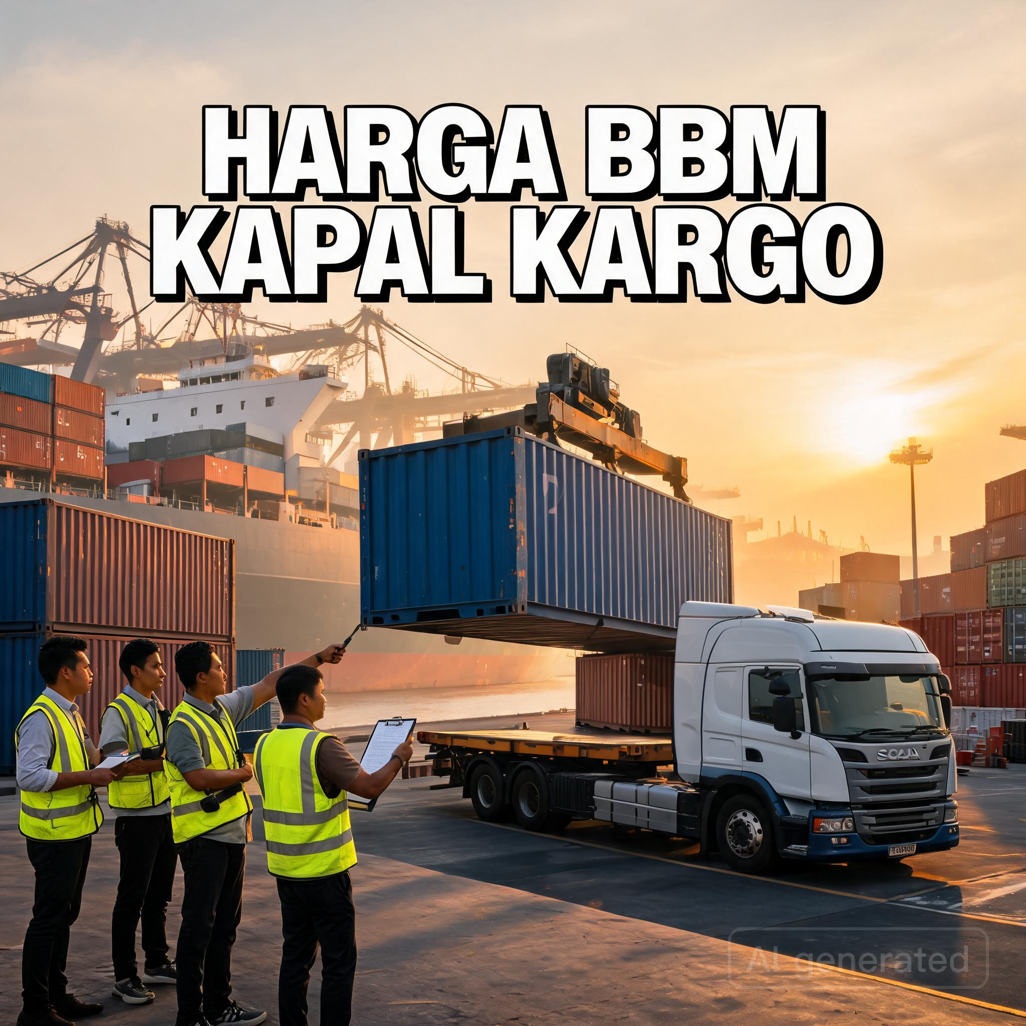 harga bbm kapal kargo bagian 2